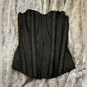 Charlotte Russe blank laced corset
